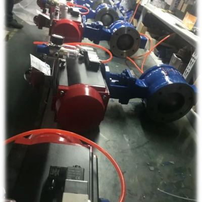 V-Type Control Valve With Hardened Metal Seat for High-Pressure