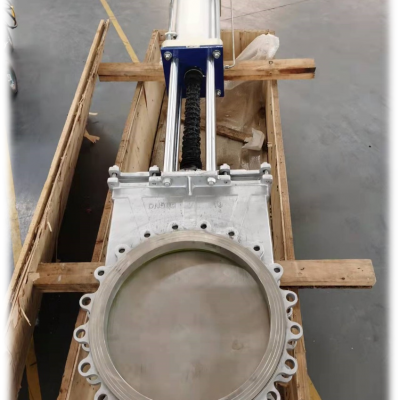 Pneumatic Knife Gate Valve for Paper Industry - Handles High-Concentration Pulp With Ceramic Seals and Compact Design for Easy Installation photo-4