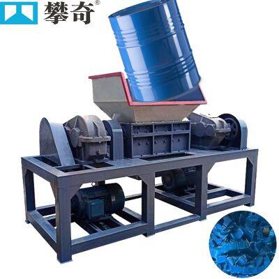 Made in China Plastic Lumps Shredder Double Shaft Plastic Crusher Machine Plastic Bucket Drum Bucket Cask Crushing