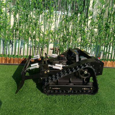 9HP Industrial Single Cylinder Loncin 224CC Gasoline Engine Tracked Remote Operated Bush Trimmer photo-6
