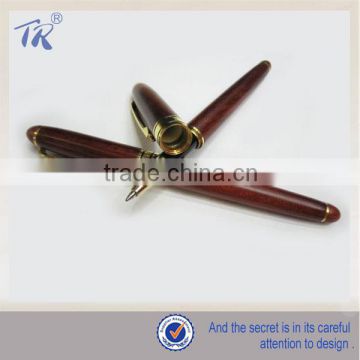 Metal Refill Luxury Wooden Gel Pen