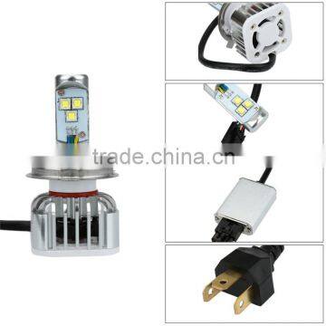H4 H/L 30W 3000LM LED Car Headlight Bulb Low & High Beam Auto Lamp Replacement White