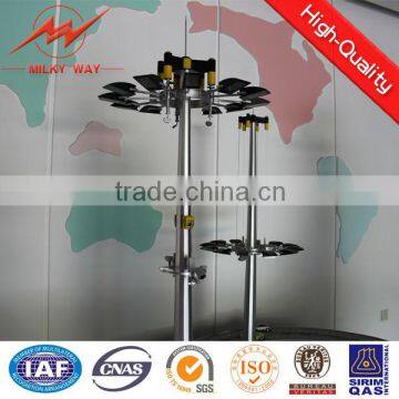 25 meter high mast lighting including all lamps