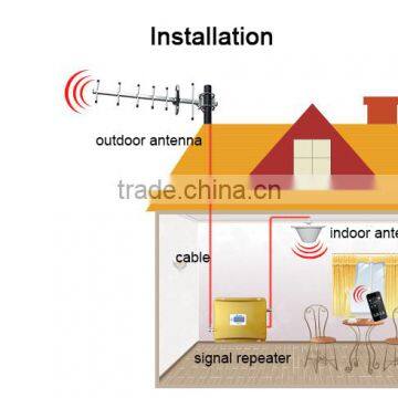 Lintratek Good in India Market High Performance 20dBi Gsm /1800 Booster 2g Dual Band Repeater photo-5