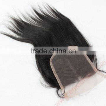 High quality virgin brazilian human hair closure use france lace