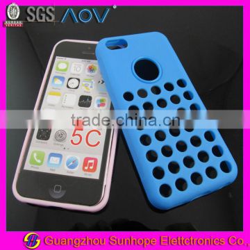 New Arrival for iPhone 5c Hollow Dots Soft Silicone Case