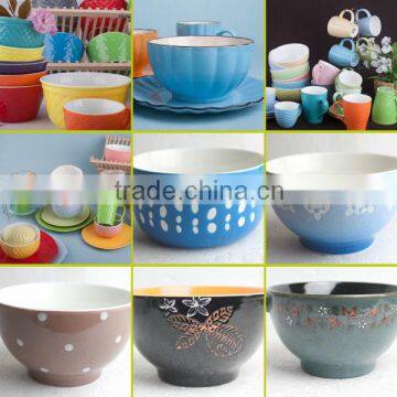 high quality round turkish ceramic bowl