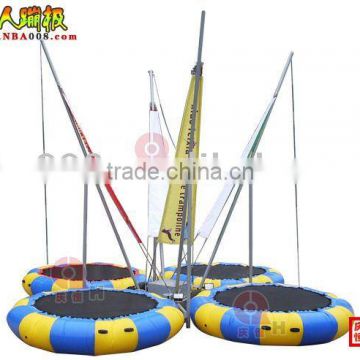 inflatable mobile bungee trampoline