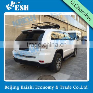 Manufacture of Grand cherokee chrome with black Tubular side step on sale