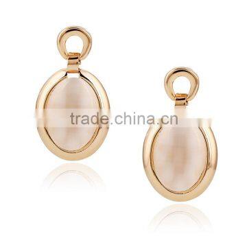 Online Bulk Order Korea Gold Jewelry Women Opal Drop Earrings