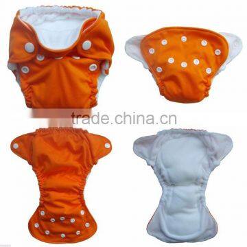 JC Trade Solid Color Snaps Newborn Diapers Sewn Inserts