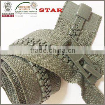 plastic zipper for tents for sale open end DA slider painted