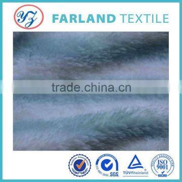 Polyester Knitting Sherpa Fabric With Tops Bubble Craft for Blanket