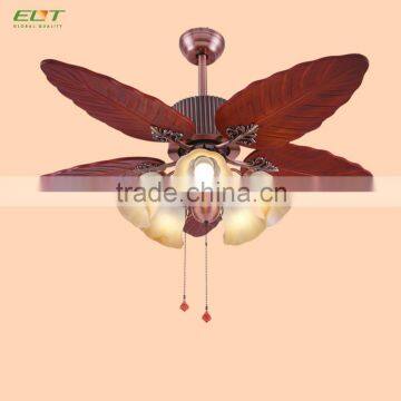 China Factory Wood Blades Soft Wind Ceiling Fan