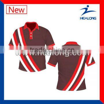 Cheap Custom Team Sports Cricket Jersey Polo Design