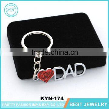 Lovely Letter Jewelry Wholesale Dad Metal Custom Keychain