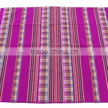 WOVEN FABRIC THROW FOR WALL, TABLE, BED USE