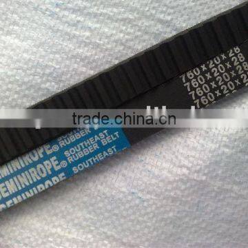 Industrial synchronous belt / industrial timing belt / industrial machine belt