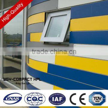 EN438 high glossy quite health exterior hpl panel