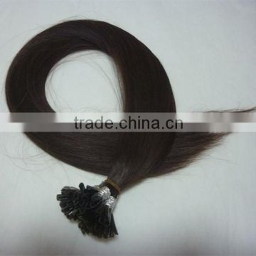 China hair products double drawn remy hair extension u tips/i tip/flat tip