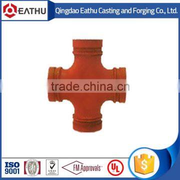 Fire fighting ductile iron grooved pipe fitting coupling with UL FM