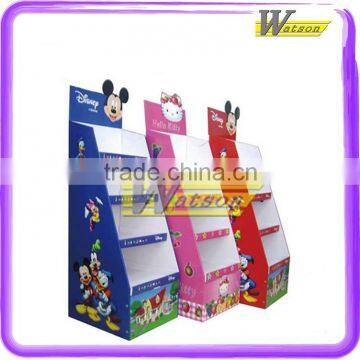 Colorful Babay Products Display Cardboard Pallet Display Stand for Store