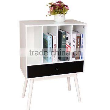 2016 Livingroom Furniture Bookcase Book cabinet with 1 drawer