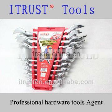 12pcs Double Open End Wrench Set WR9006