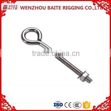 Hot Selling High Quality Stainless Steel Aisi 316 304 Eye Bolt With Nuts China Rigging Hardware Manufacture photo-2