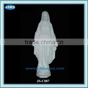 White marble Virgin Mary