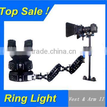 Ringlight Camera Steadycam Stabilizer Double arm Steadycam HD ready carbon fiber