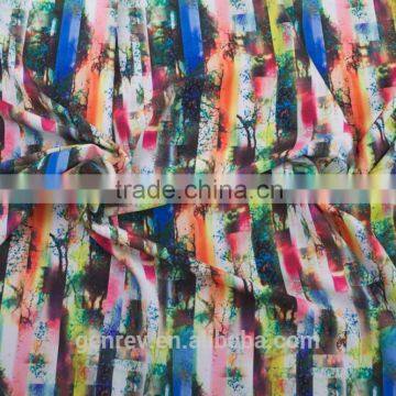 100%polyester Fabric Printing Digital Print Poly Fabric Polyester Crepe Printing Fabric photo-4