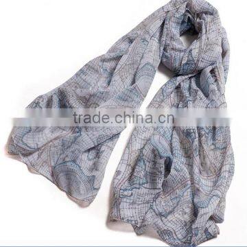 latest designs chinese factory 100% silk scarf for ladies