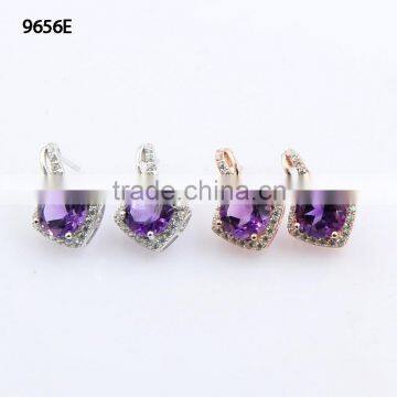 Yujinfu stud Earring New coming 925 silver earring with cz fashion jewelry sterling earring high quality