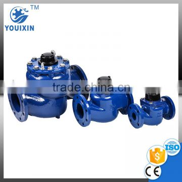 WS 50~150Vertical Vane Wheel Woltman Direct Reading Magnetic Detachable Mechanical Cast Iron Industrial Woltman Flow Water Meter