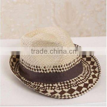 QXSH0051B Hotsale factory cheap summer beach hat New cowboy beach hat with ribbon
