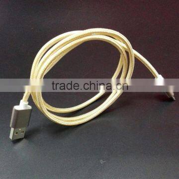 new sale weave usb data cable for samsung charging and sync data