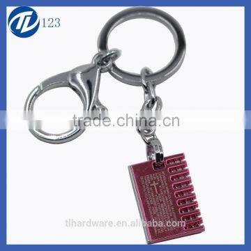 fashion and simple flat split key rings for bag tags