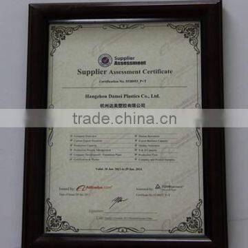 Supplier Assessment Certificate