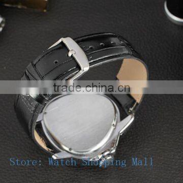 New Mens Watch Top Brand Luury Skeleton Hollow Automatic Mechanical Leather Strap Watch Men Reloj Hombre 5911K photo-4
