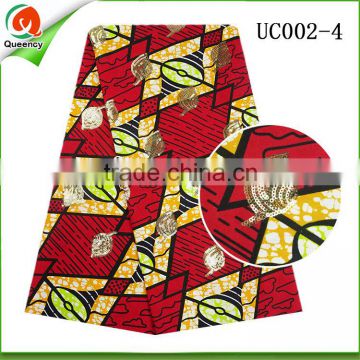 african wax prints fabric for women ankara batik dress clothing sequin holland wax cotton fabric