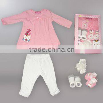 2016 Angel Cat baby gift set suit baby clothes newborn baby clothes