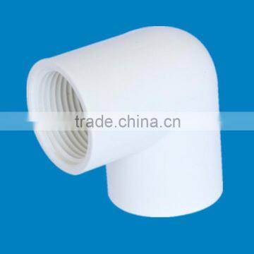 plastic pipe fitting for bathroom ASTM sch 40 pvc female elbow