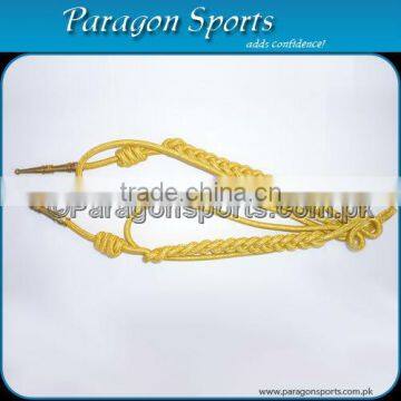 Military Aiguillette Gold Wire Doulbe Tip Uniform Aiguillette