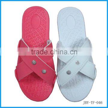 Ladies colourful pu slipper