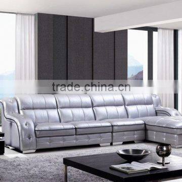 soft line leather sofas / dubai leather sofa furniture 636