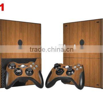 Wooden Vinyl Skin Sticker Cover for Xbox 360 E Decals for Xbox 360 E Console and Controllers