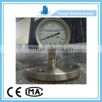 flange type diaphragm pressure gauge