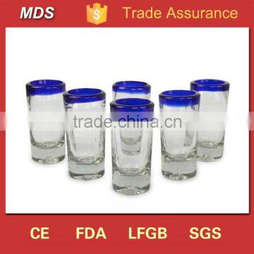 Custom hand blown decorative shot glasses with bubble                        
                                                Quality Choice