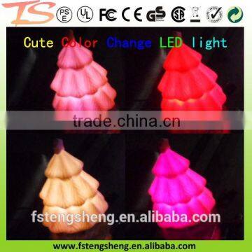Plastic Color Changing LED Christmas Tree Decor Lamp Night Light photo-5